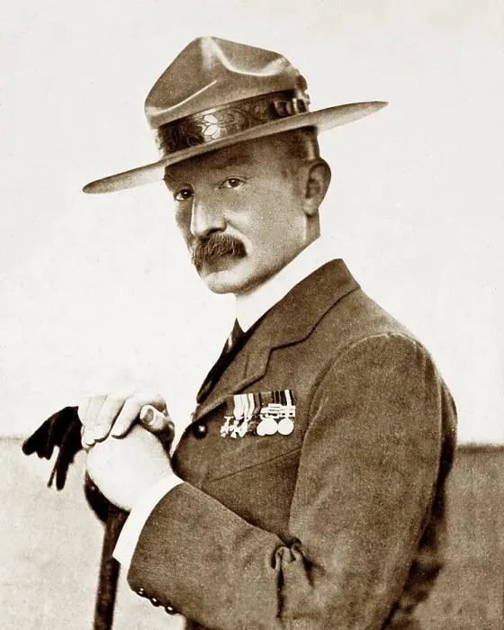 Framed Print : Baden Powell in 1910 Framed Print : Baden Powell in 1910