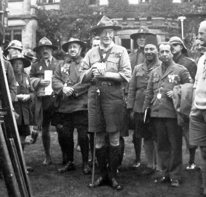 Framed Print : Baden Powell at the 3rd World Jamboree held Framed Print : Baden Powell at the 3rd World Jamboree held