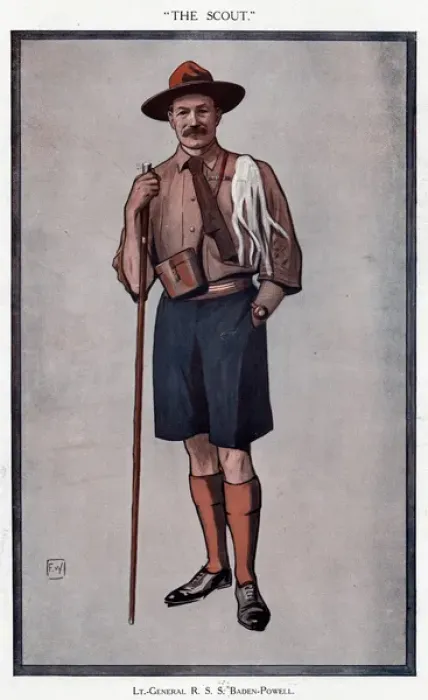 Framed Print : Baden-Powell Chief Scout Framed Print : Baden-Powell Chief Scout