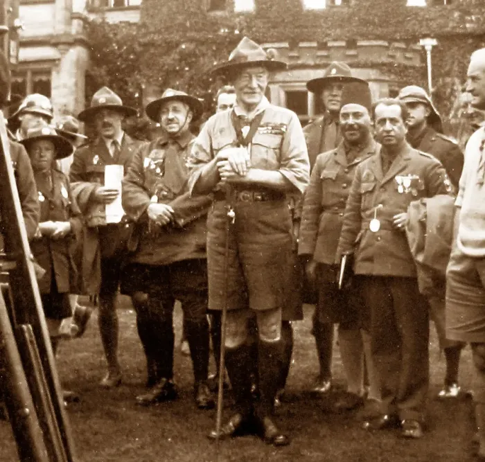 Framed Print : Baden Powell at the Third World Scout Jamboree Framed Print : Baden Powell at the Third World Scout Jamboree