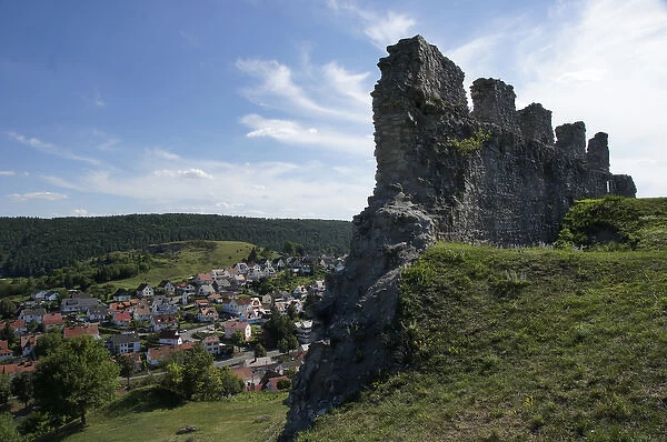 Baden Wurttemberg, Bopfingen, Flochberg: Ancient ruin
