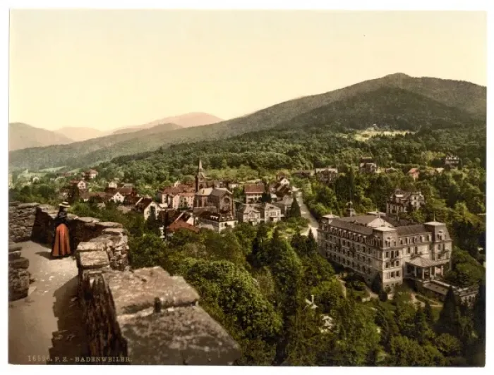 Framed Print : Badenweiler, Black Forest, Baden, Germany Framed Print : Badenweiler, Black Forest, Baden, Germany