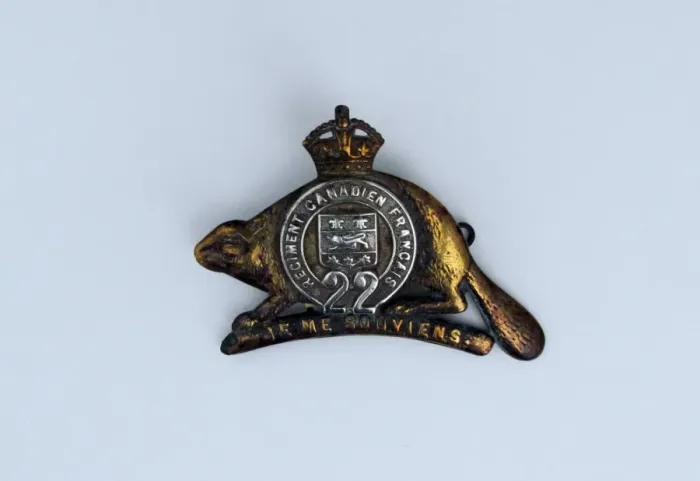 Framed Print : Badge of the 22nd Battalion (Canadien Fran硩s) Framed Print : Badge of the 22nd Battalion (Canadien Fran硩s)