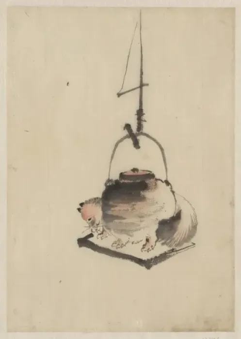 Framed Print : Badger tea kettle Framed Print : Badger tea kettle