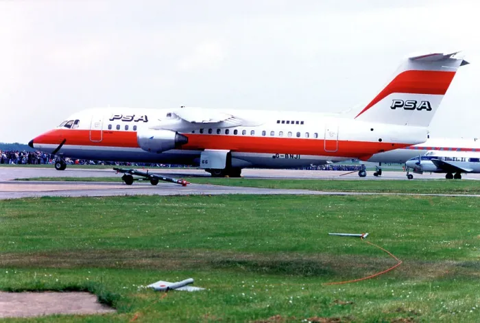 Framed Print : BAe 146-200A G-BNJI Framed Print : BAe 146-200A G-BNJI