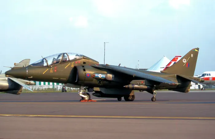 Framed Print : BAe Harrier T.10 ZH662 - R Framed Print : BAe Harrier T.10 ZH662 - R