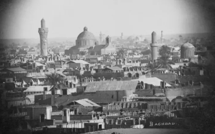 Framed Print : Baghdad skyline in 1917 Framed Print : Baghdad skyline in 1917