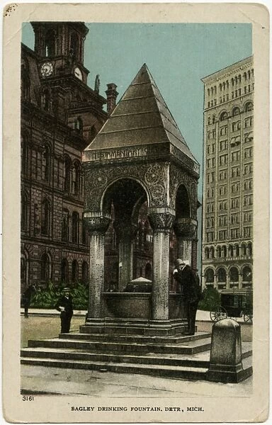 The Bagley Memorial Drinking Fountain - Detroit, Michigan