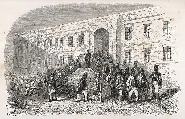 Bagne De Brest - 1. LE BAGNE DE BREST Convicts leave the notorious prison