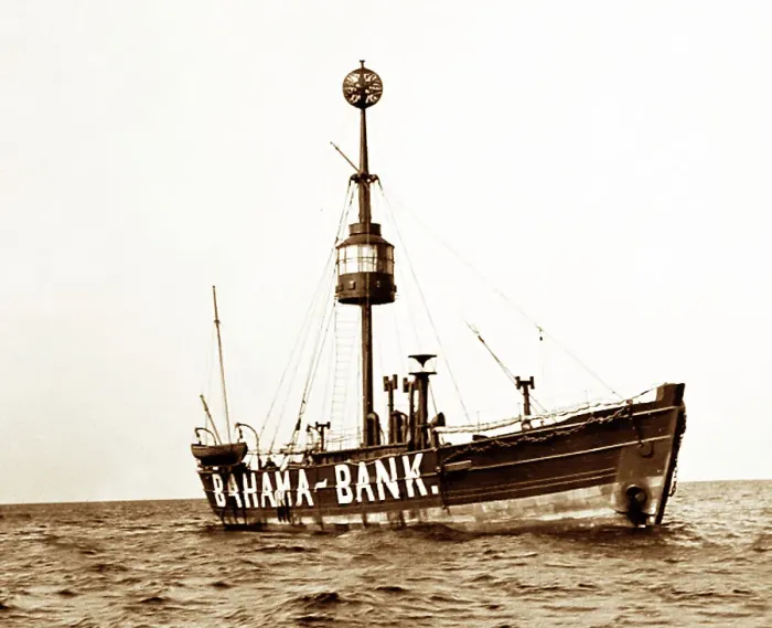 Framed Print : Bahama Bank Lightship, Ramsey, Isle of Man, Victorian period Framed Print : Bahama Bank Lightship, Ramsey, Isle of Man, Victorian period