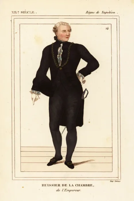Framed Print : Bailiff of the imperial chambers, Napoleonic era Framed Print : Bailiff of the imperial chambers, Napoleonic era