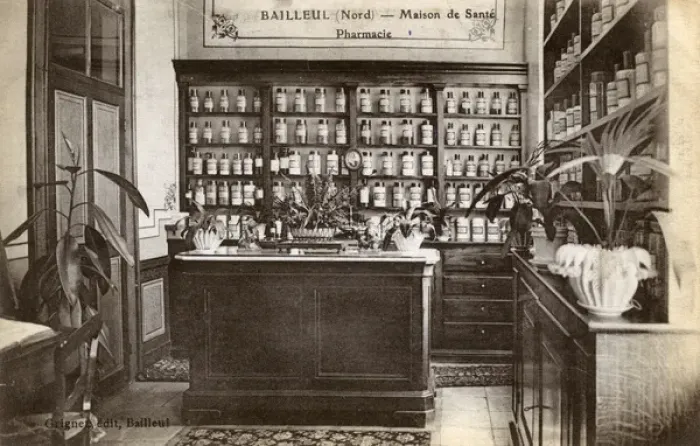 Framed Print : Bailleul, France - Pharmacy Framed Print : Bailleul, France - Pharmacy