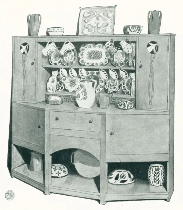 Framed Print : Baillie Scott, Daffodil Dresser Framed Print : Baillie Scott, Daffodil Dresser