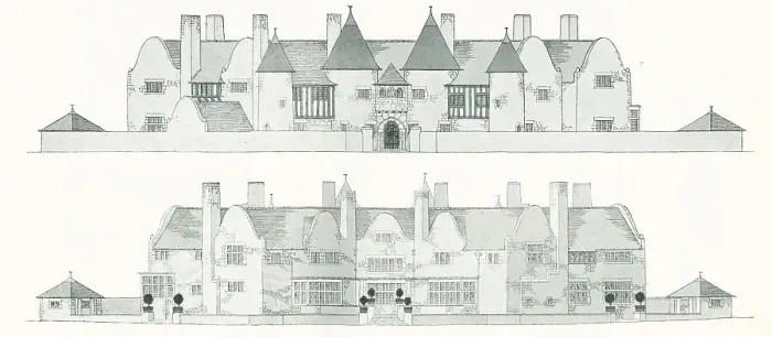 Framed Print : Baillie Scott, A House For An Art Lover Framed Print : Baillie Scott, A House For An Art Lover