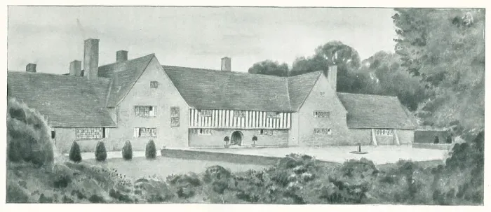 Framed Print : Baillie Scott, Trecourt Entrance Front Framed Print : Baillie Scott, Trecourt Entrance Front