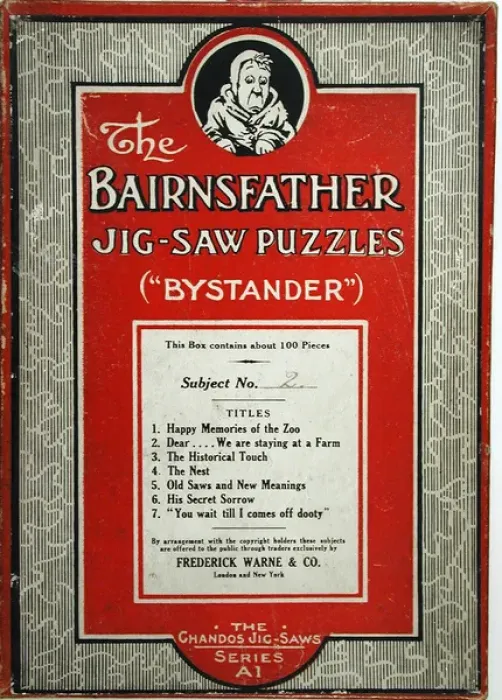 Framed Print : The Bairnsfather Jig-saw Puzzle Framed Print : The Bairnsfather Jig-saw Puzzle