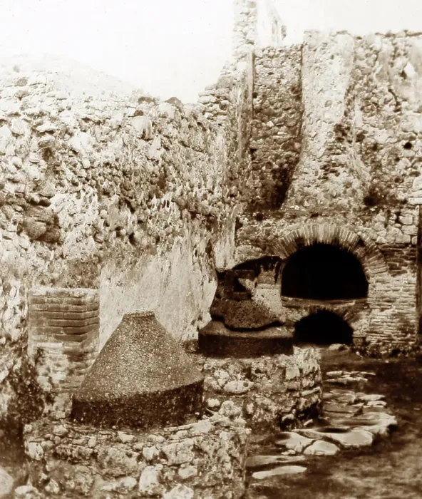 Framed Print : Bake House, Pompeii, Italy, Victorian period Framed Print : Bake House, Pompeii, Italy, Victorian period