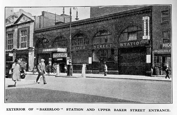 Baker Street Station, Marylebone Road, London