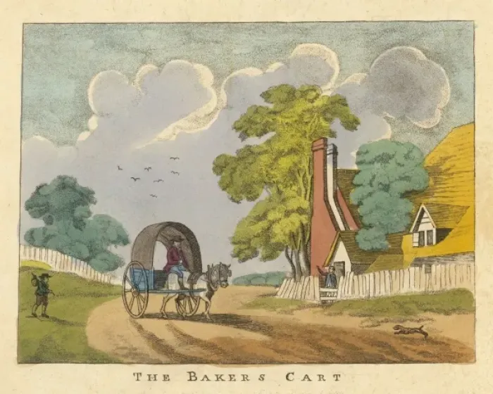 Framed Print : The Bakers Cart Framed Print : The Bakers Cart