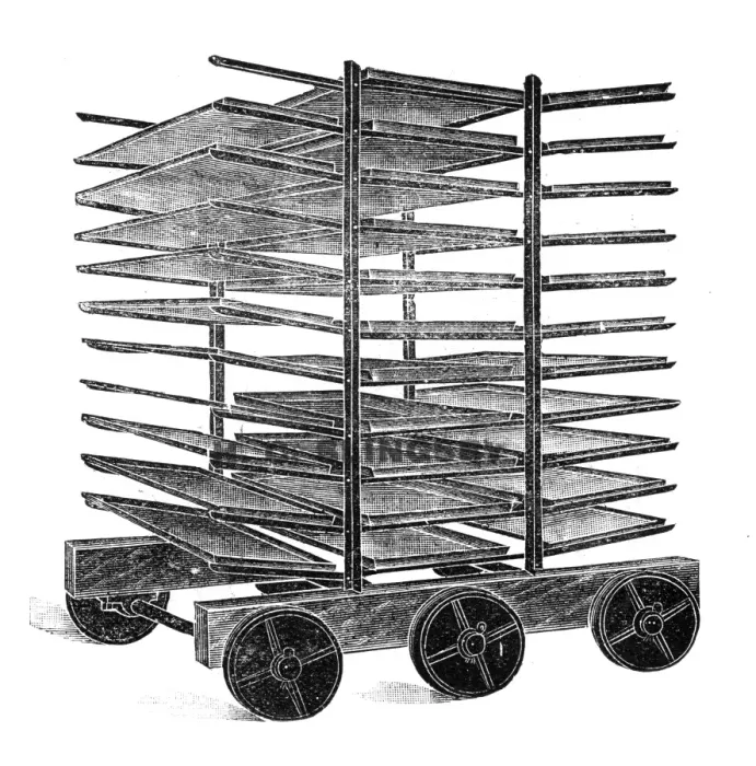 Framed Print : Bakers Double Rack Truck Framed Print : Bakers Double Rack Truck