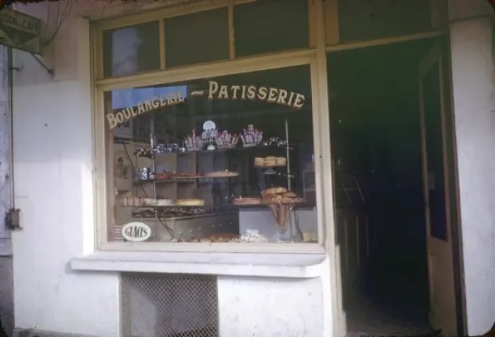 Framed Print : Bakery and patisserie on a French street Framed Print : Bakery and patisserie on a French street