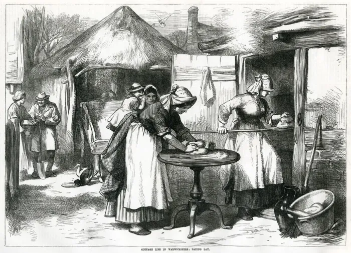 Framed Print : Baking 1872 Framed Print : Baking 1872