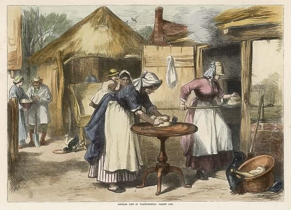 Baking Day Outdoors 1872