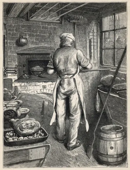 Framed Print : Baking Sunday Dinner Framed Print : Baking Sunday Dinner