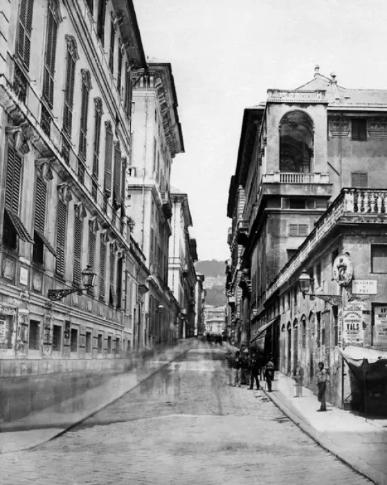 Framed Print : Via Balbi, Genoa, Italy Framed Print : Via Balbi, Genoa, Italy