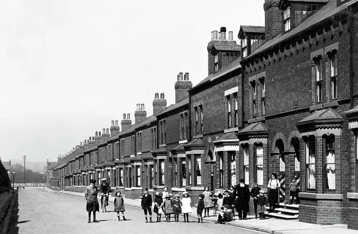 Framed Print : Balby Albany Road early 1900s Framed Print : Balby Albany Road early 1900s