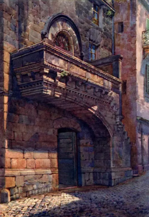 Framed Print : The Balcony of Bella Galiana, Viterbo, Italy Framed Print : The Balcony of Bella Galiana, Viterbo, Italy