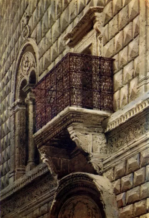 Framed Print : Balcony - Palazzo Bevilacqua, Bologna, Italy Framed Print : Balcony - Palazzo Bevilacqua, Bologna, Italy