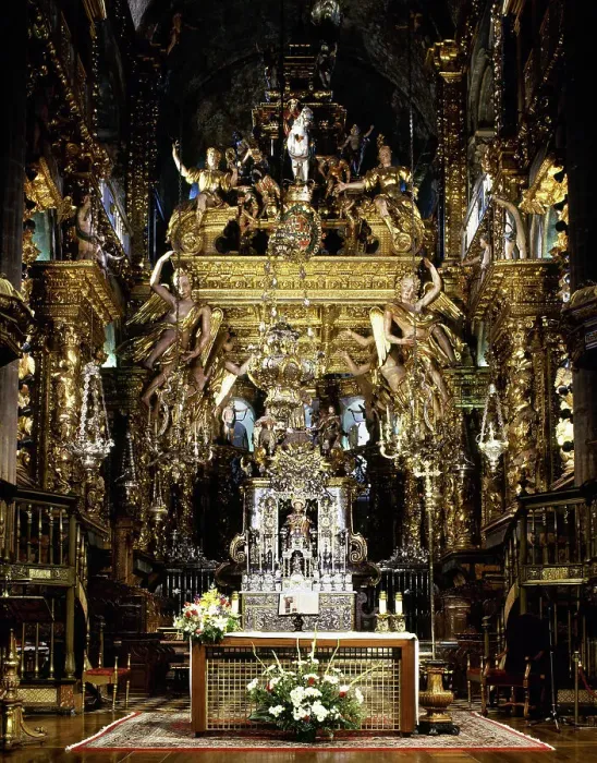 Framed Print : Baldachin of the Main Altar. CathedralSantiago de Compostela Framed Print : Baldachin of the Main Altar. CathedralSantiago de Compostela