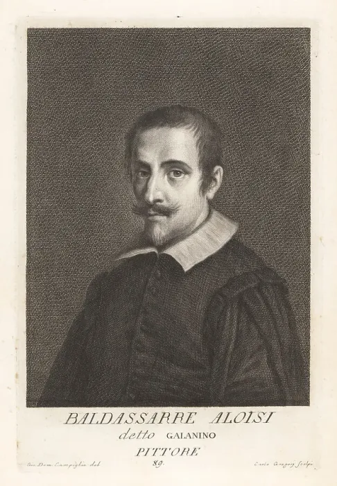 Framed Print : Baldassare Aloisi, Italian history and portrait painter, 1578-16 Framed Print : Baldassare Aloisi, Italian history and portrait painter, 1578-16