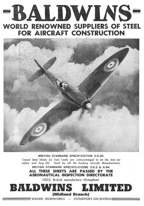 Framed Print : Baldwins Metals For Aircraft - Wilden Ironworks Framed Print : Baldwins Metals For Aircraft - Wilden Ironworks