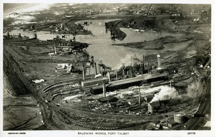 Framed Print : Baldwin's Works, Port Talbot, Wales Framed Print : Baldwin's Works, Port Talbot, Wales