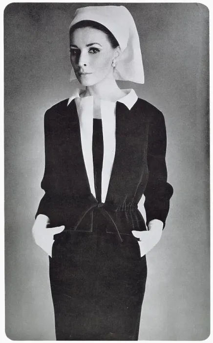 Framed Print : Balenciaga Fashion 1965 Framed Print : Balenciaga Fashion 1965