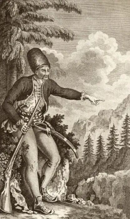Framed Print : A Balkan mountain brigand Framed Print : A Balkan mountain brigand