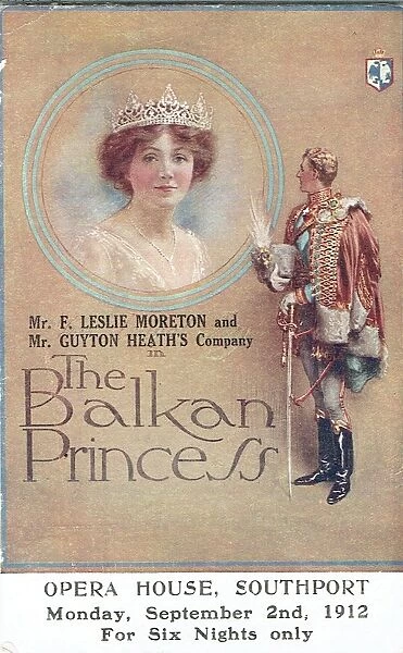 The Balkan Princess, by Frederick Lonsdale & Frank Curzon