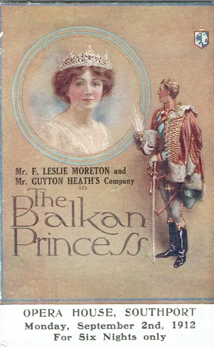 Framed Print : The Balkan Princess, by Frederick Lonsdale & Frank Curzon Framed Print : The Balkan Princess, by Frederick Lonsdale & Frank Curzon