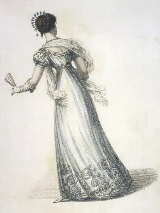 Framed Print : Ball Dress 1823 Framed Print : Ball Dress 1823