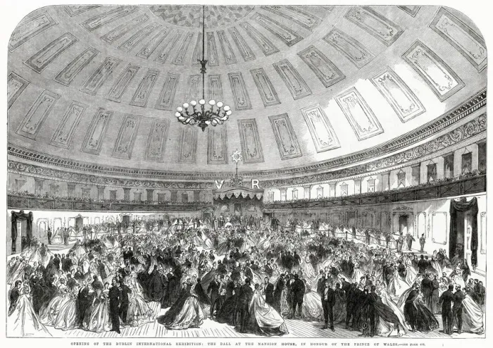 Framed Print : Ball at the Mansion House, Dublin 1865 Framed Print : Ball at the Mansion House, Dublin 1865