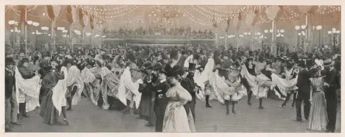 Framed Print : Ball at the Moulin Rouge club in Paris Framed Print : Ball at the Moulin Rouge club in Paris