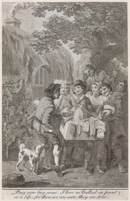 Framed Print : Ballad Seller / C17 Framed Print : Ballad Seller / C17