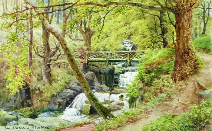 Framed Print : Ballaglass Glen, Isle of Man Framed Print : Ballaglass Glen, Isle of Man