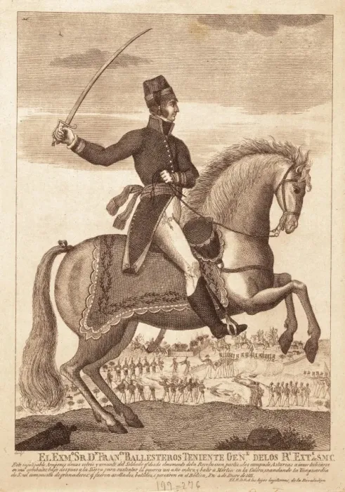 Framed Print : BALLESTEROS, Francisco L󰥺(1770-1833). Spanish