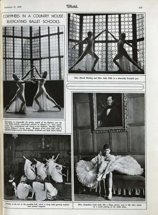 Framed Print : Ballet schools in a country house Framed Print : Ballet schools in a country house