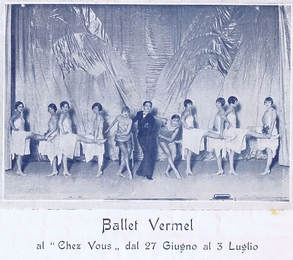 Ballet Vermel at Chez Nous cabaret, Hotel Excelsior, Lido
