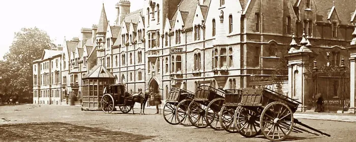 Framed Print : Balliol College, Oxford, Victorian period Framed Print : Balliol College, Oxford, Victorian period