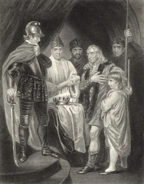 Framed Print : Balliol Surrenders Crown Framed Print : Balliol Surrenders Crown